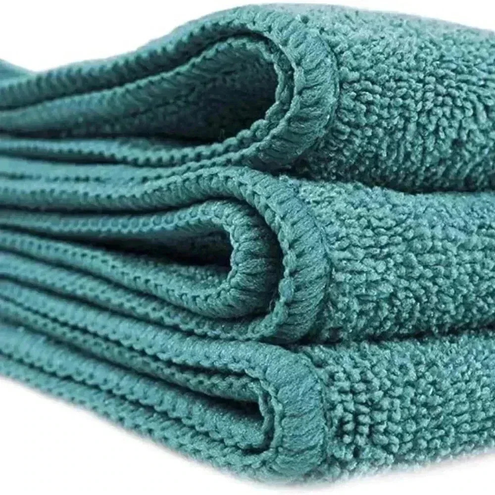 Chemical Guys Workhorse Professional Grade Microfiber Towel, Green, set of 3 - Picture 7 of 7